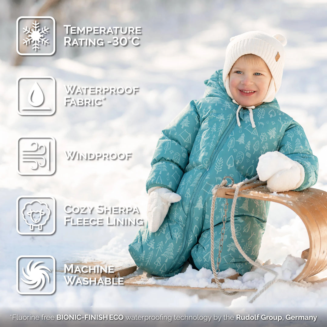 Jan & Jul Toasty Dry Puffy Baby | Green Grove