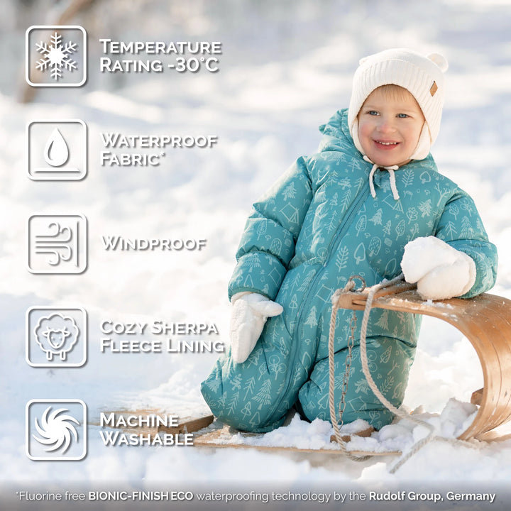 Jan & Jul Toasty Dry Puffy Baby | Green Grove