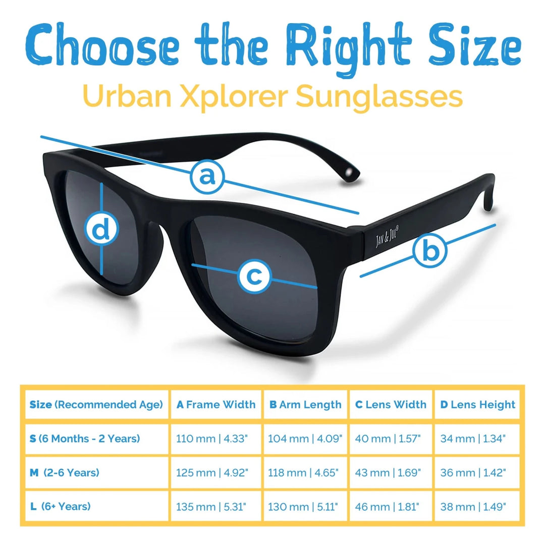 Jan & Jul Urban Xplorer Sunglasses - Black - Nest and Sprout - Jan & Jul