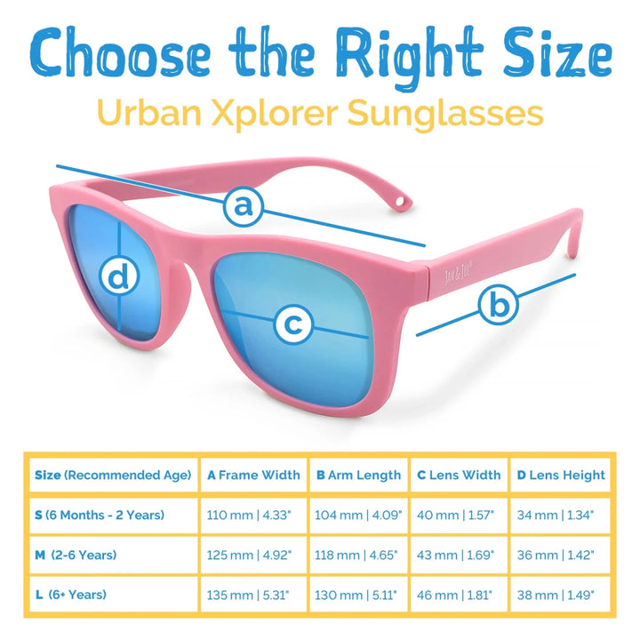 Jan & Jul Urban Xplorer Sunglasses - Peachy Pink Aurora - Nest and Sprout - Jan & Jul