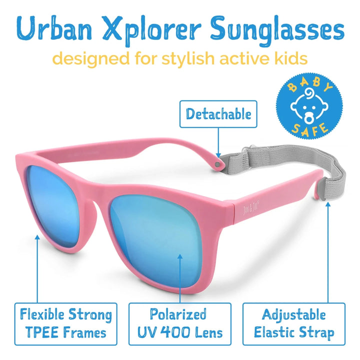 Jan & Jul Urban Xplorer Sunglasses - Peachy Pink Aurora - Nest and Sprout - Jan & Jul