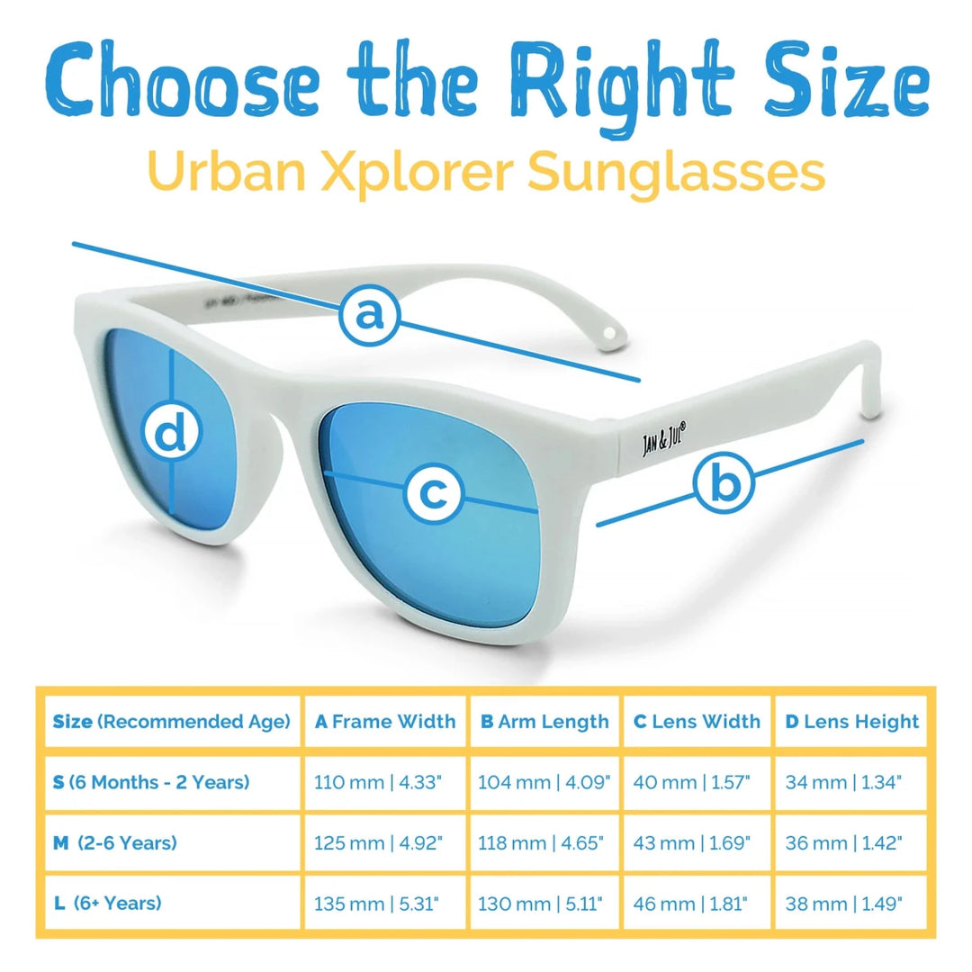 Jan & Jul Urban Xplorer Sunglasses - White Aurora - Nest and Sprout - Jan & Jul