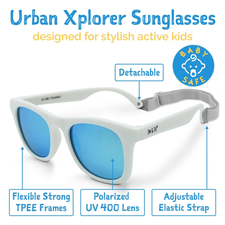 Jan & Jul Urban Xplorer Sunglasses - White Aurora - Nest and Sprout - Jan & Jul