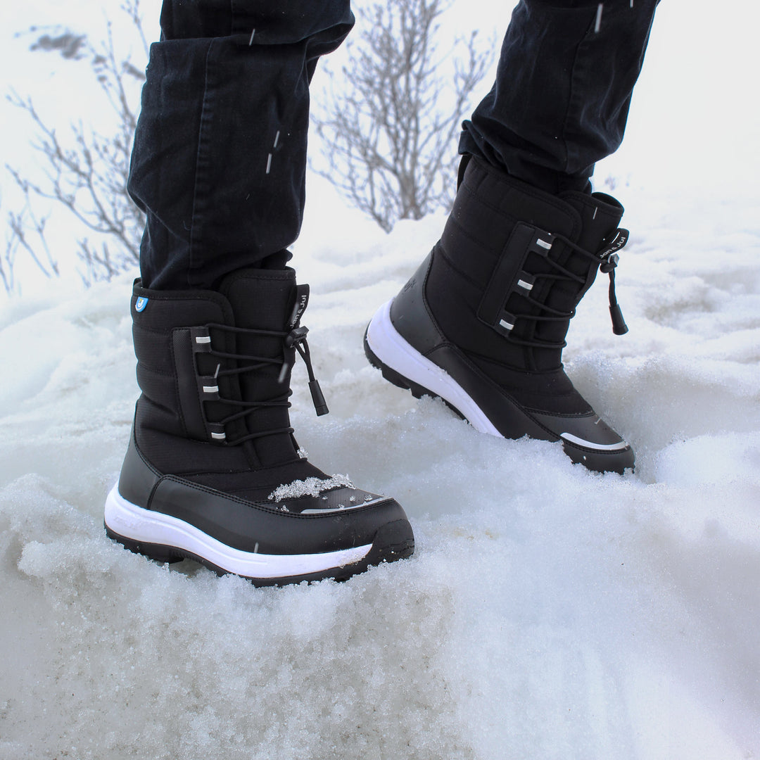 Jan &amp; Jul Toasty-Dry Alpine Kids Winter Boots | Black