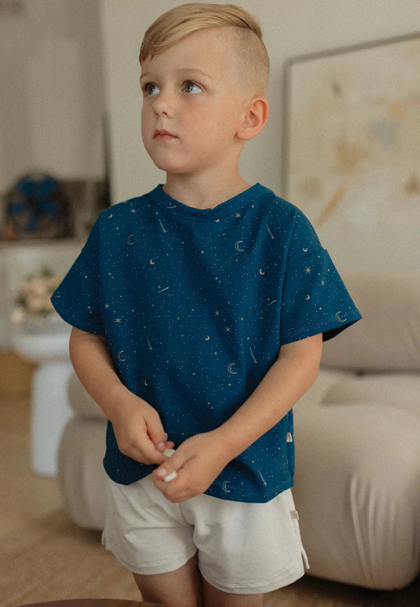 Jax & Lennon Kids Essential Tee – Stargazer - Nest and Sprout-Jax & Lennon