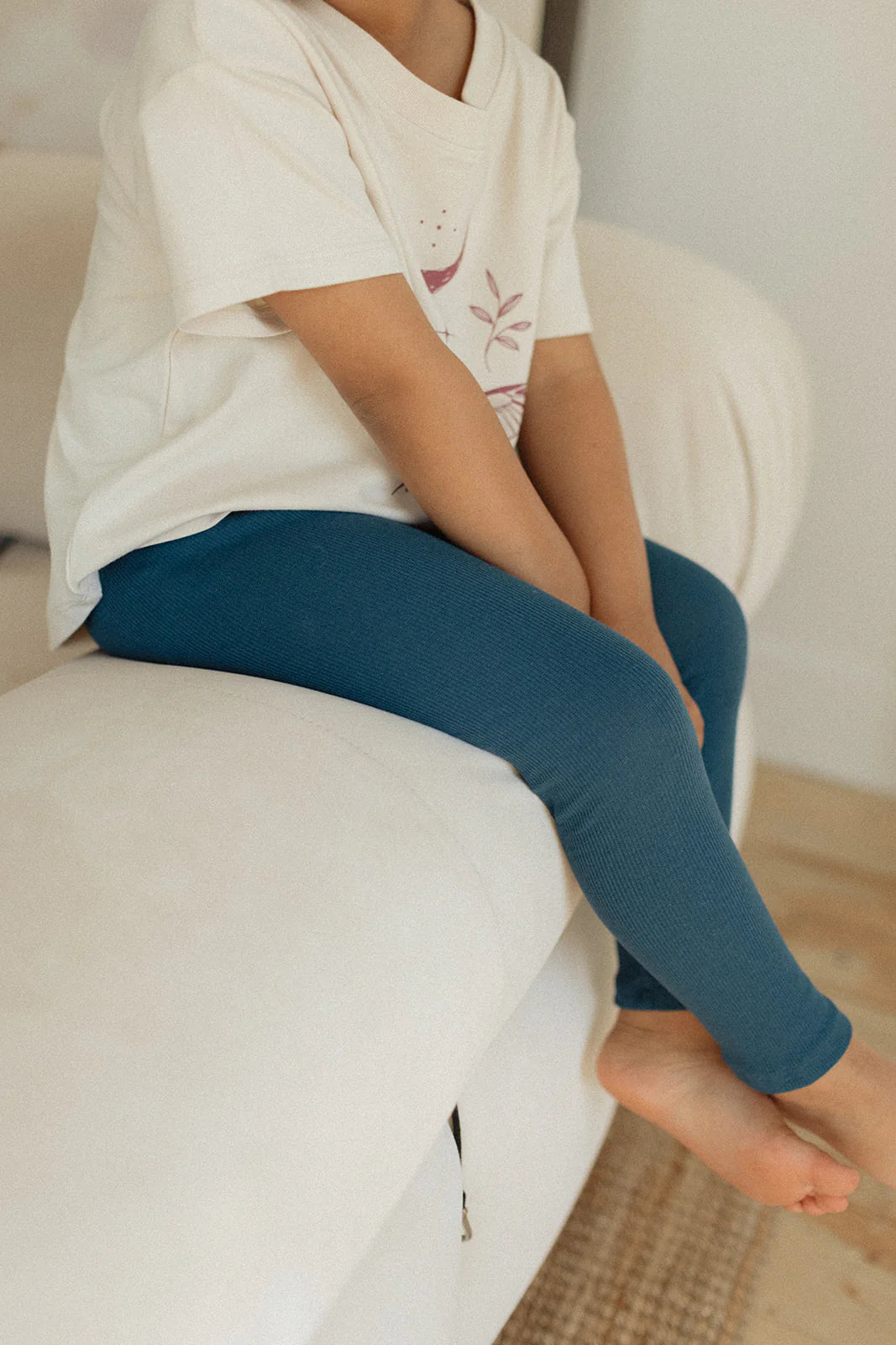 Jax & Lennon Kids Ribbed Leggings – Midnight