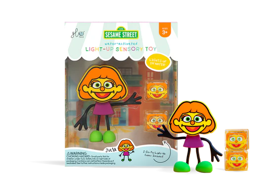 Sesame Street Pal Character - Julia Glo Pal Character - Nest and Sprout - Glo Pals
