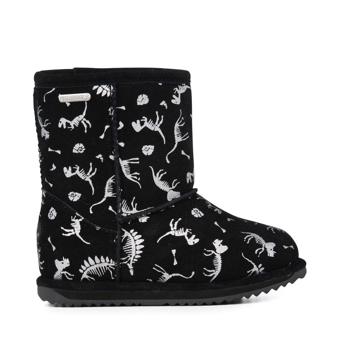 Reflective Dino Brumby | Waterproof Children's Winter Boot | FINAL SALE | Size 3 & 4 - Nest and Sprout-Emu Australia