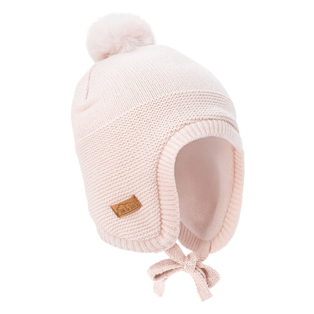 Jan & Jul Knit Pom-Pom Winter Hat – Light Pink - Nest and Sprout-Jan & Jul