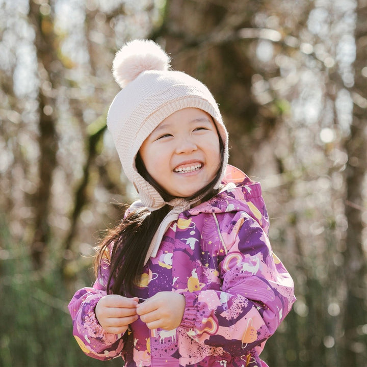Jan & Jul Knit Pom-Pom Winter Hat – Light Pink - Nest and Sprout-Jan & Jul