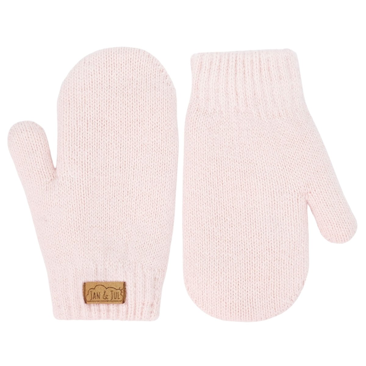 Jan & Jul Cozy Knit Winter Mittens – Light Pink - Nest and Sprout-Jan & Jul