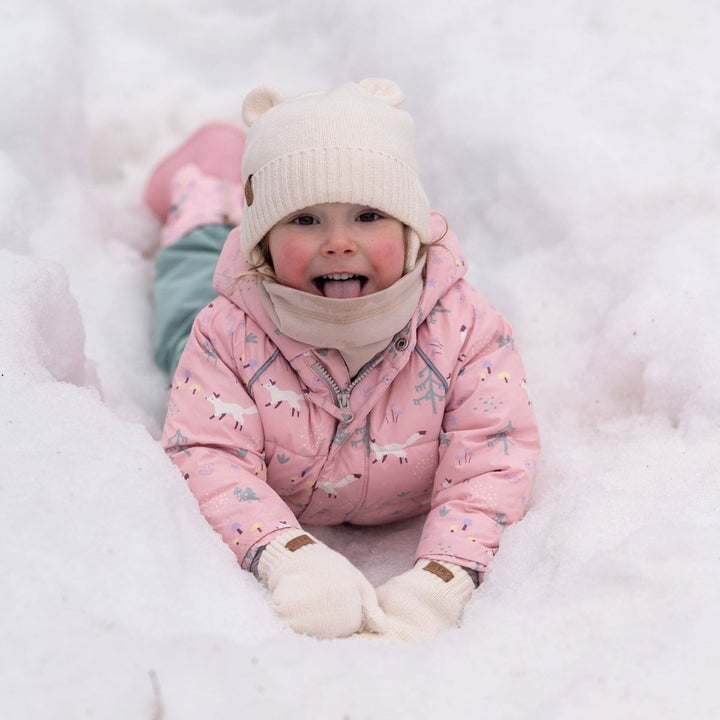 Jan & Jul Cozy Knit Winter Mittens – Vanilla Cream - Nest and Sprout-Jan & Jul