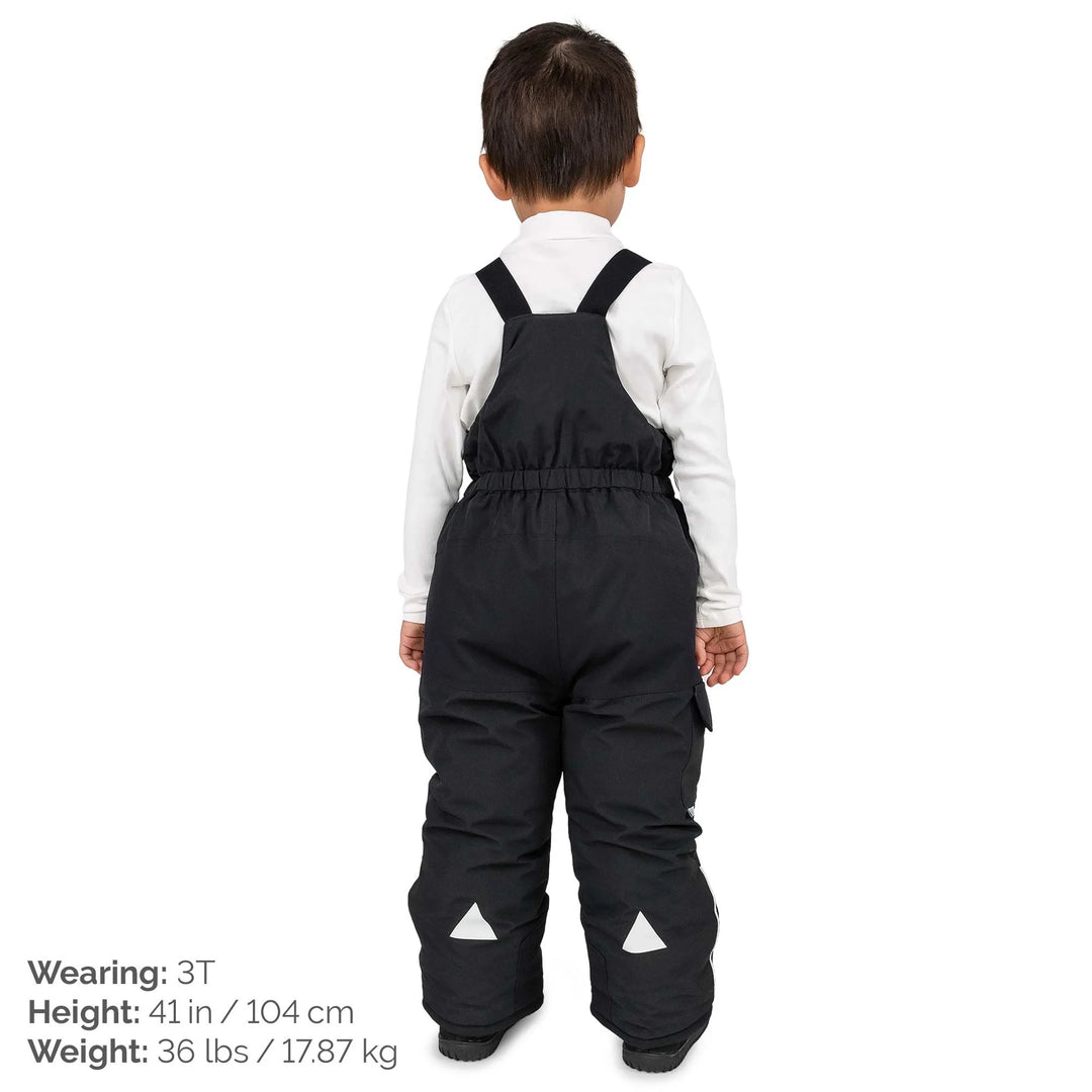 Kids Snow Overalls | Black