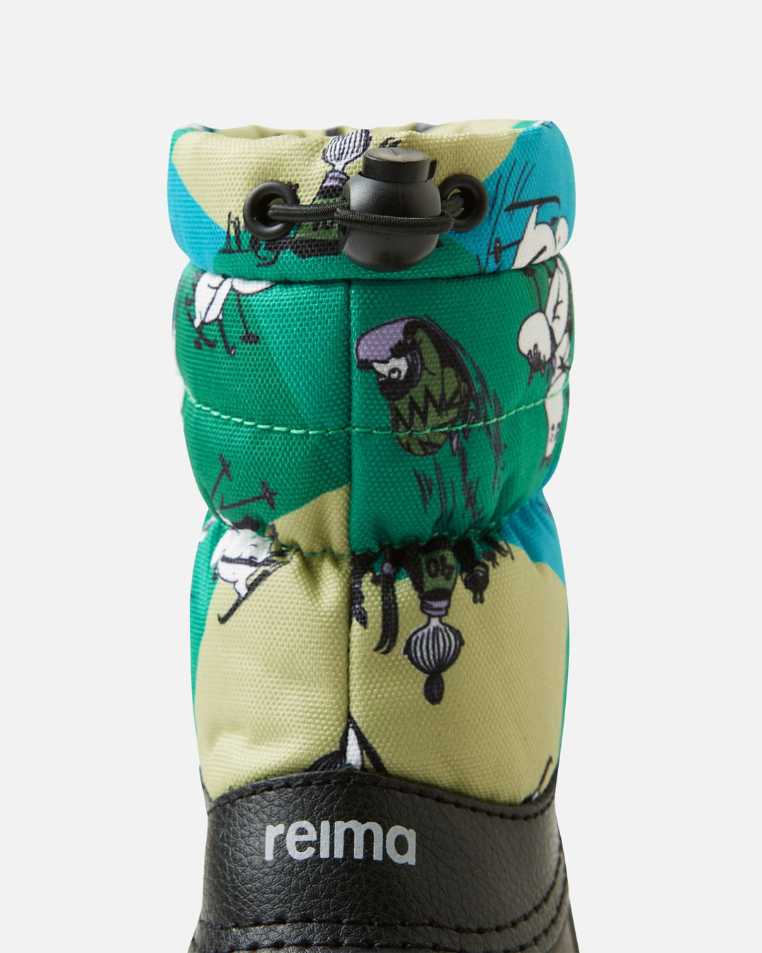 Reima Nefar Winter Boots – Enchanted Green Moomin | Kids Waterproof Snow Boots