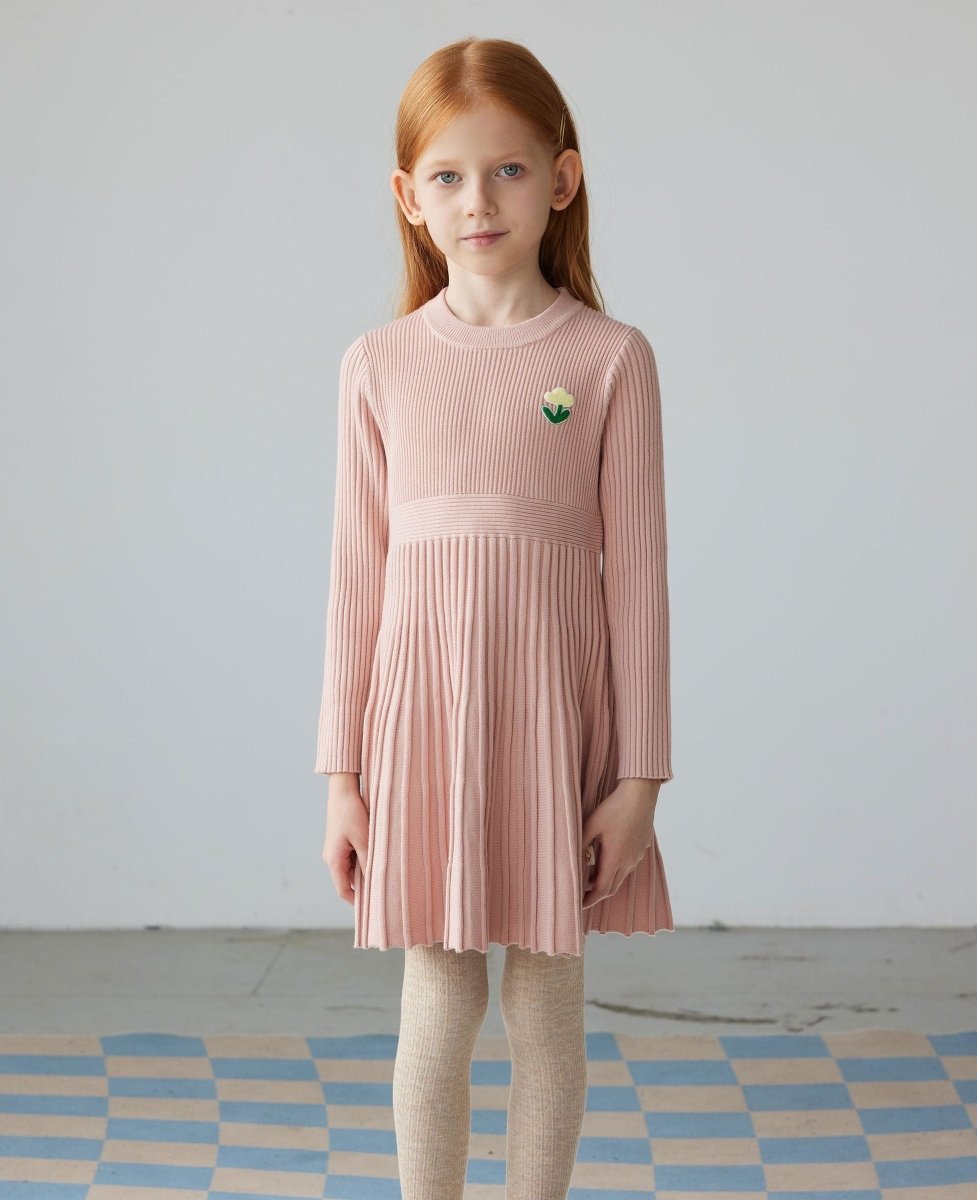 Knit Dress - Dusty Rose | Size 5 - 6 | FINAL SALE - Nest and Sprout - Petit Revery