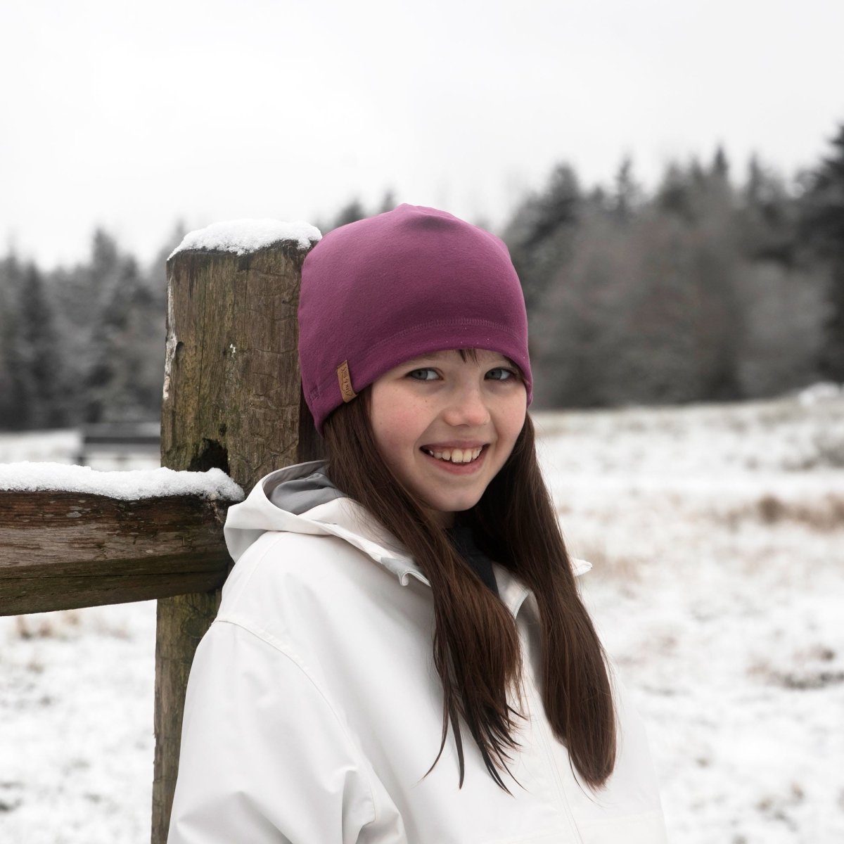 Jan & Jul Thermal Beanie - Dark Plum - Nest and Sprout-Jan & Jul