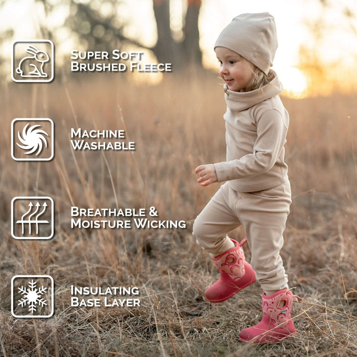 Jan &amp; Jul Thermal Base Layer Pant - Black - Nest and Sprout-Jan &amp; Jul