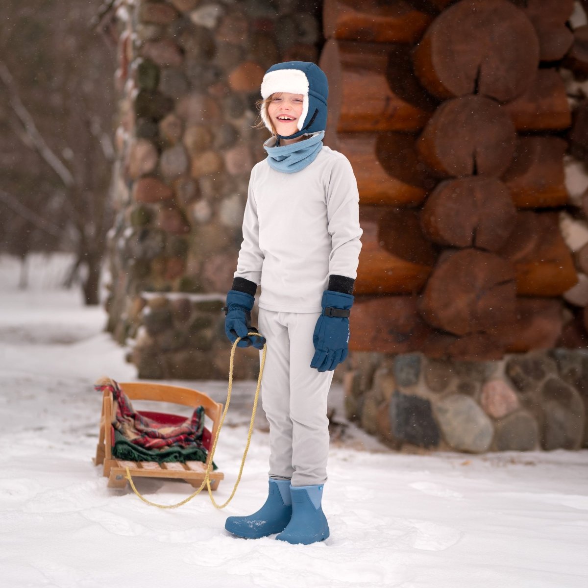 Jan & Jul Thermal Base Layer Pant - Grey - Nest and Sprout-Jan & Jul