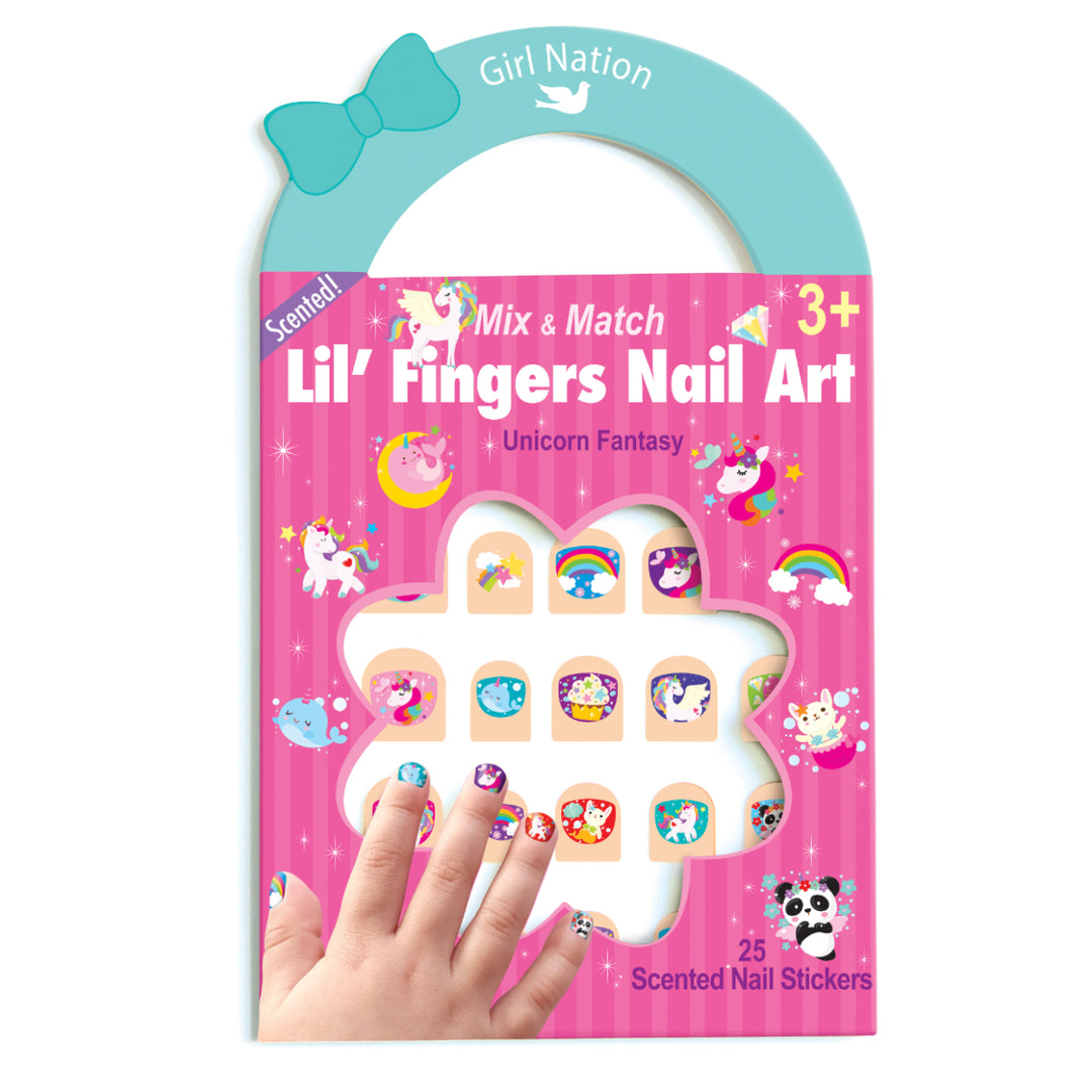 Lil Fingers Nail Art Unicorn Fantasy