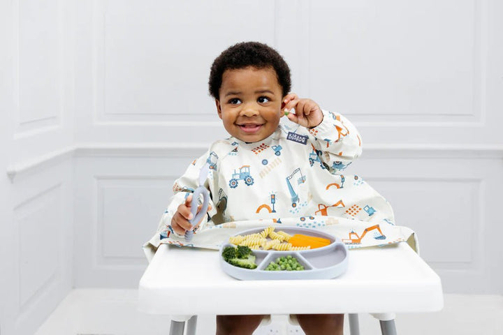 Bibado Coverall Weaning Bib: Little Loader - Nest and Sprout - Bibado