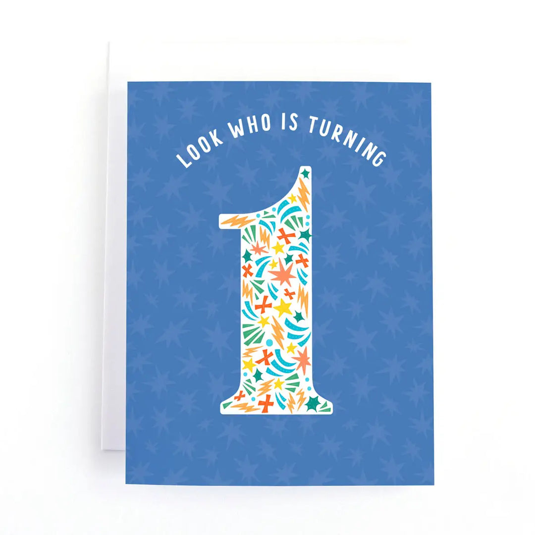 Look Who is 1 | First Birthday Card