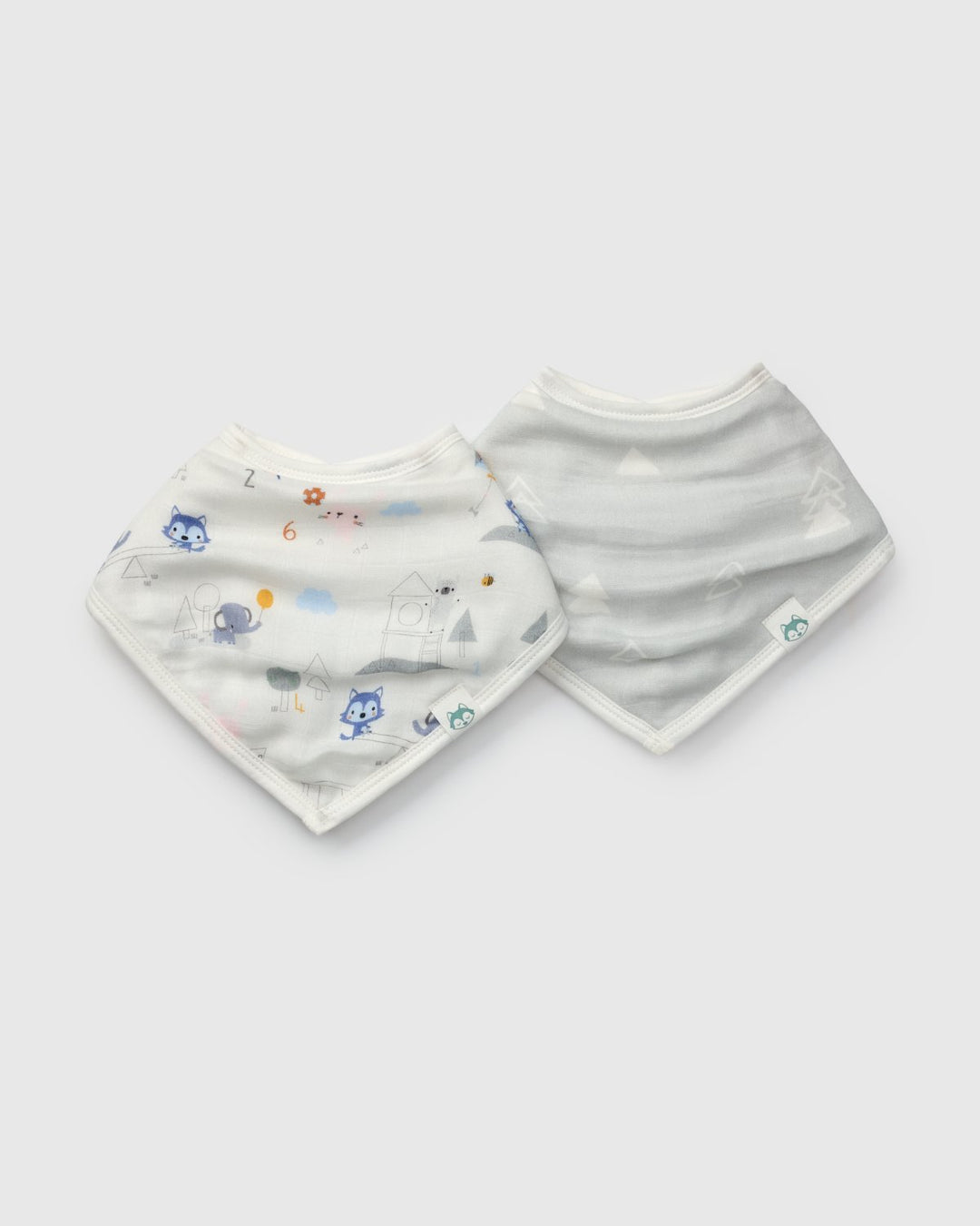 Loulou Lollipop Bandana Bib Set - 2 Pack - Mini Matheletes
