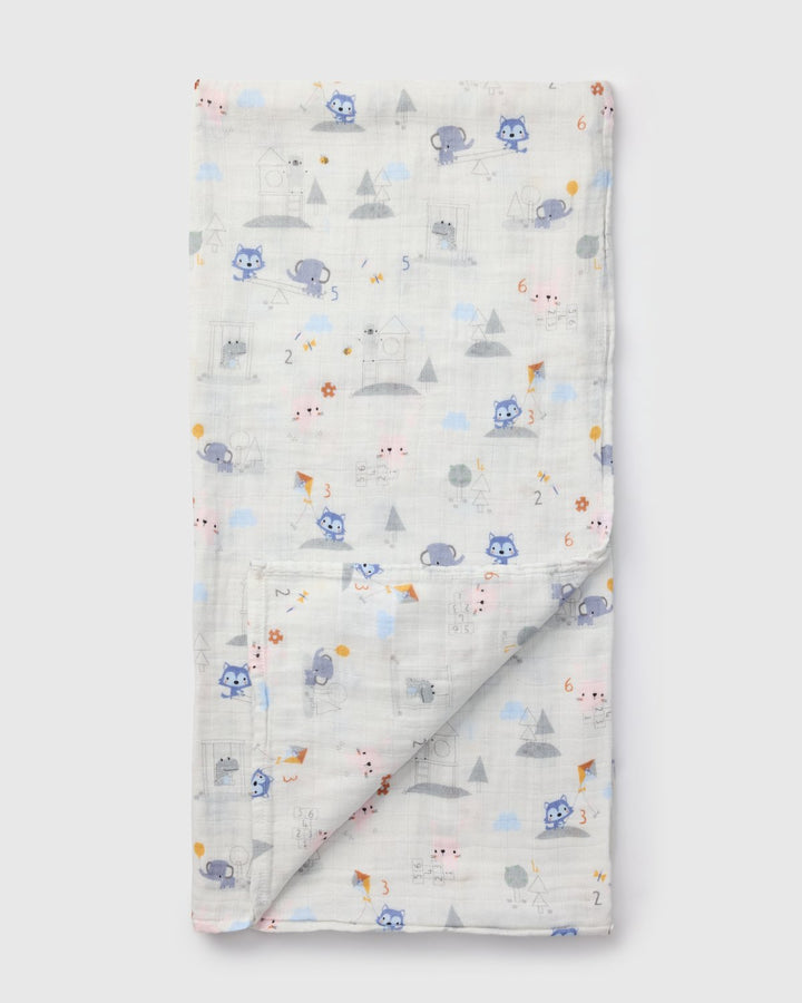 Loulou Lollipop Muslin Swaddle - Mini Matheletes