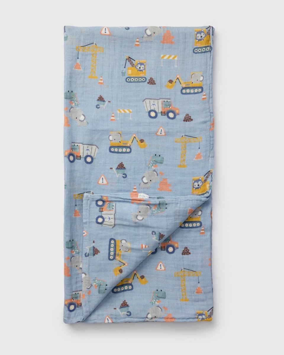 Loulou Lollipop Muslin Swaddle - Tiny Engineers - Nest and Sprout - Loulou Lollipop