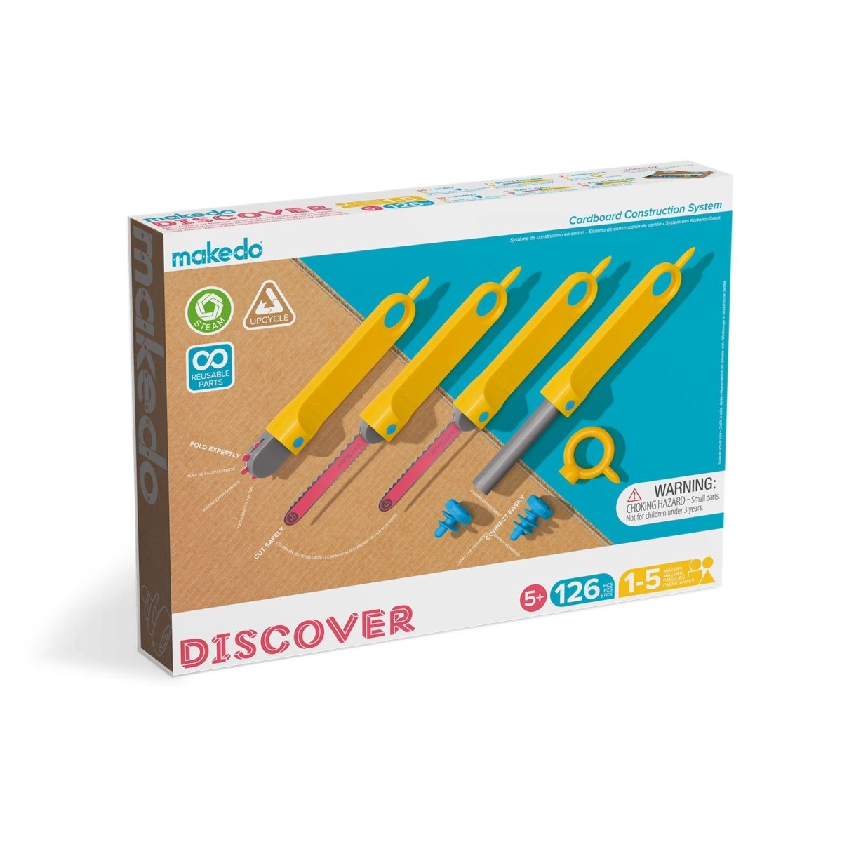 Makedo Discover Kit (2 - 5 Makers) - Nest and Sprout - Makedo