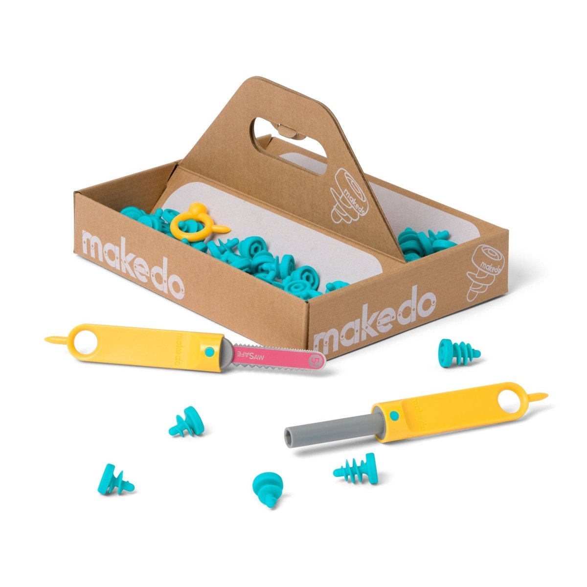 Makedo Explore Kit (For 1 - 2 Makers, 50 Piece Set) - Nest and Sprout - Makedo