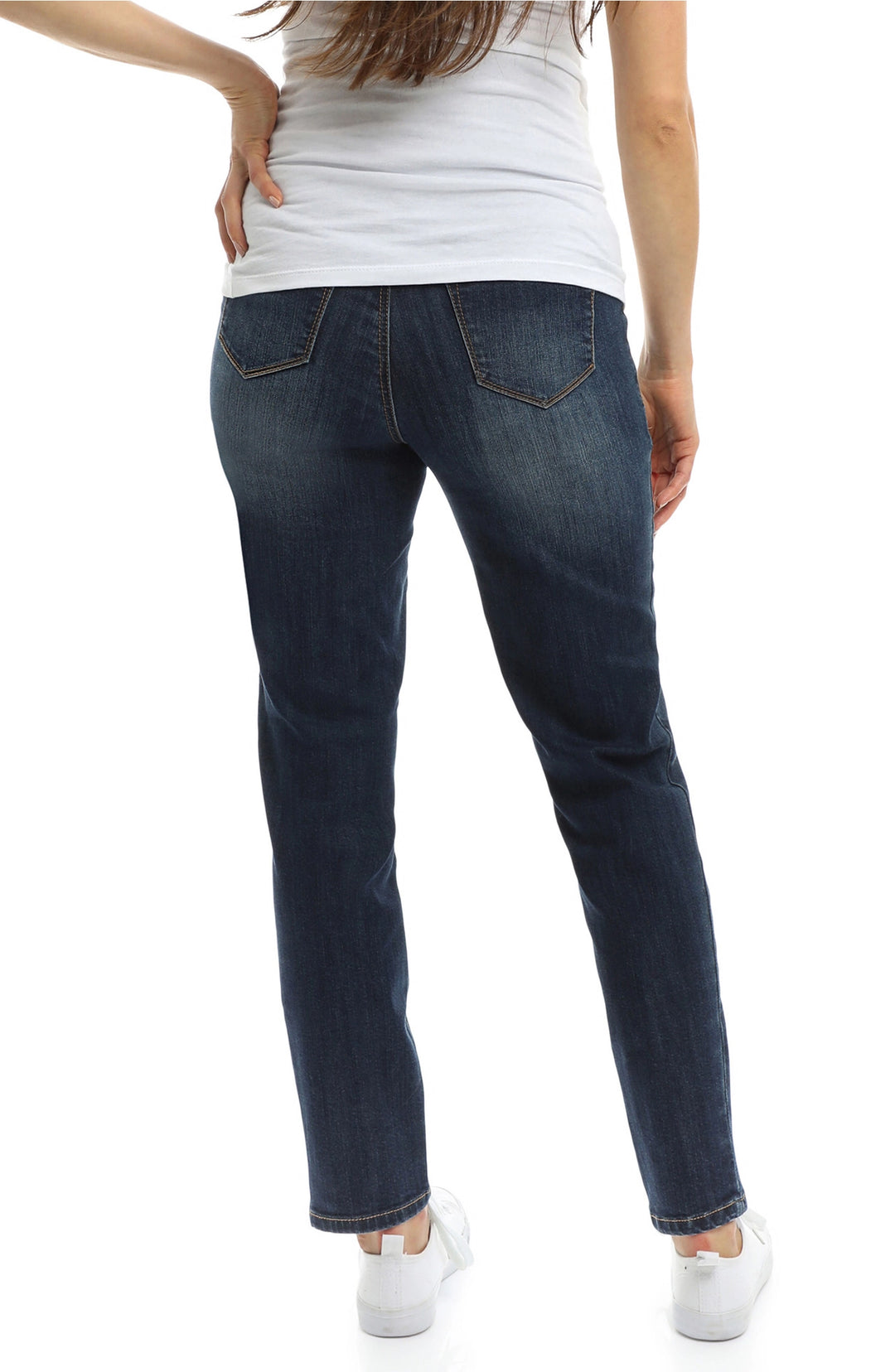 Maternity 30" Straight Leg Jean in Jenya