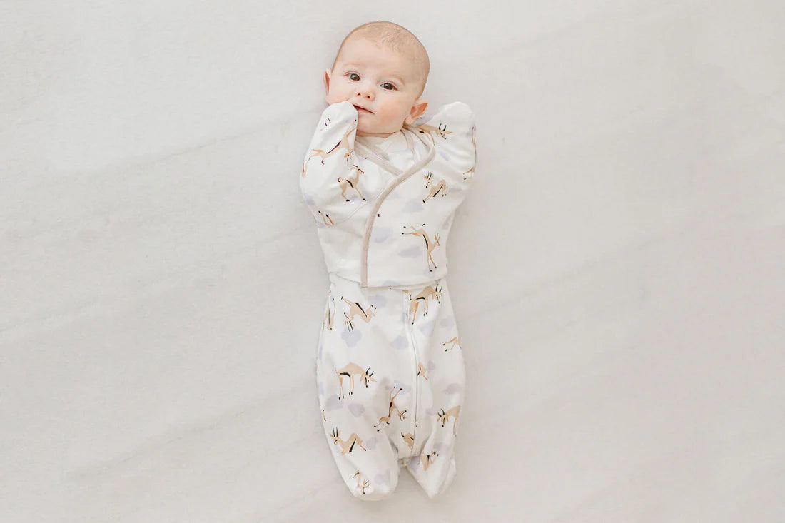 Startle Stop Sleep Bag 0.5 TOG (Organic Cotton) - Baby Beluga – Nest Designs