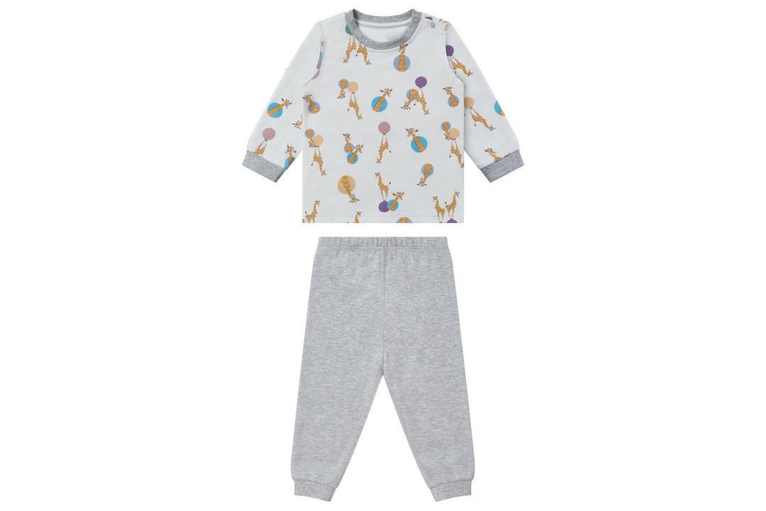 Kids Two-Piece Pajama Set  - Giraffe Shapes Final Sale 18-24 Months