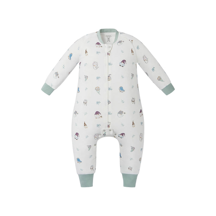 Organic Cotton Footed Sleep Bag | 1 TOG in Oh Gnome
