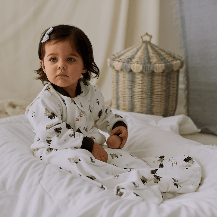 Nest Designs Organic Cotton Removable Sleeve 1 TOG Sleep Bag  | Chills N' Thrills