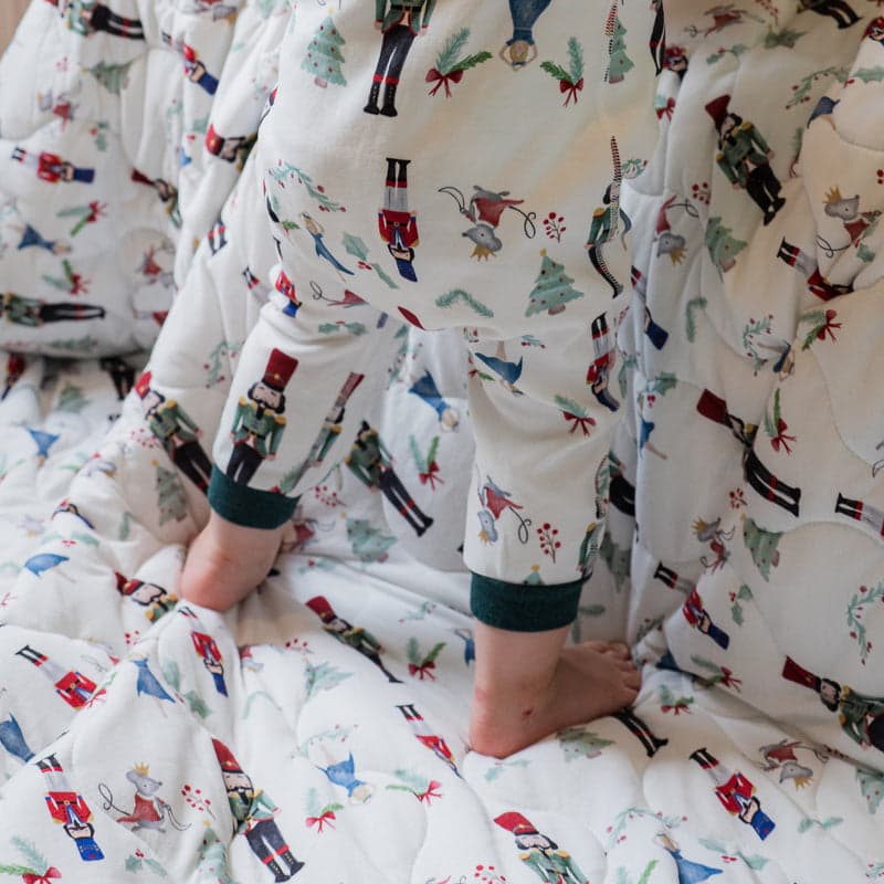 Nest Designs Cotton Footless Sleeper | Nutcracker