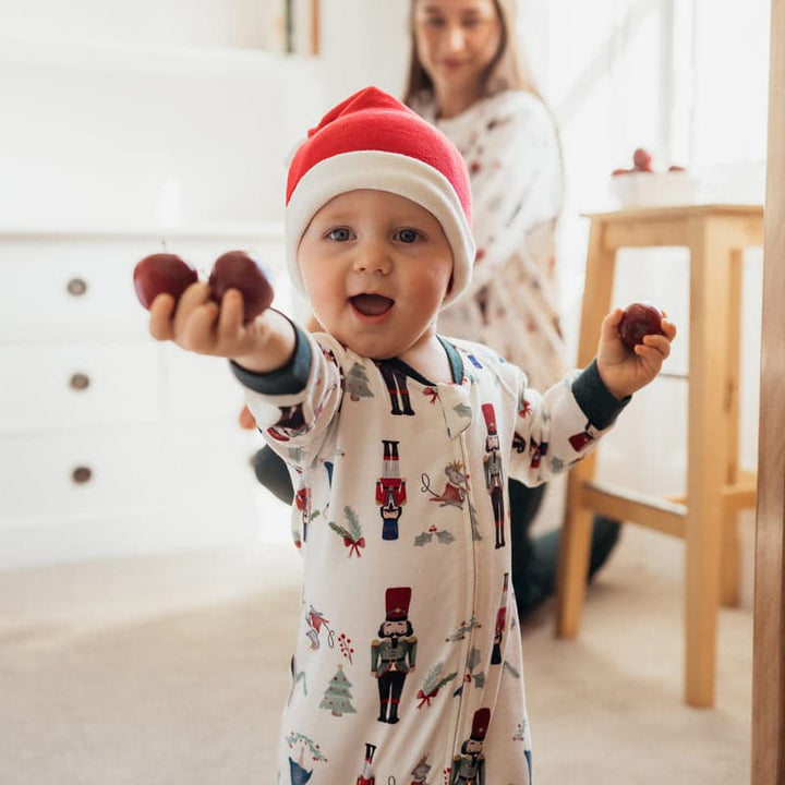 Nest Designs Cotton Footed Sleeper | Nutcracker