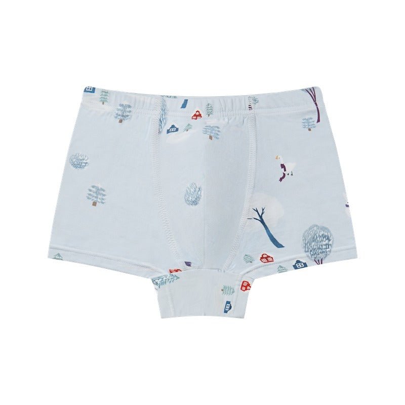 Boys Boxer Briefs Underwear (Bamboo, 2 Pack) Winter Fun - Nest and Sprout - Nest Designs