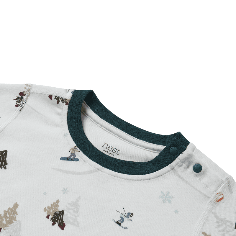 Nest Designs Organic Cotton Two-Piece PJ | Chills N' Thrills