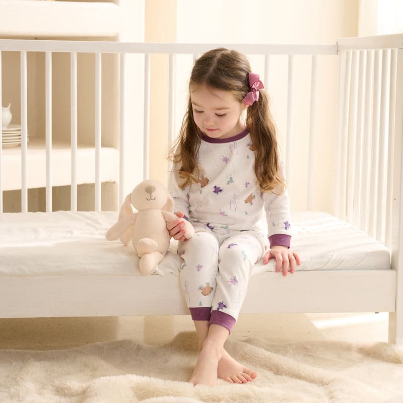 Nest Designs Organic Cotton Two-Piece PJ | Snow Angels