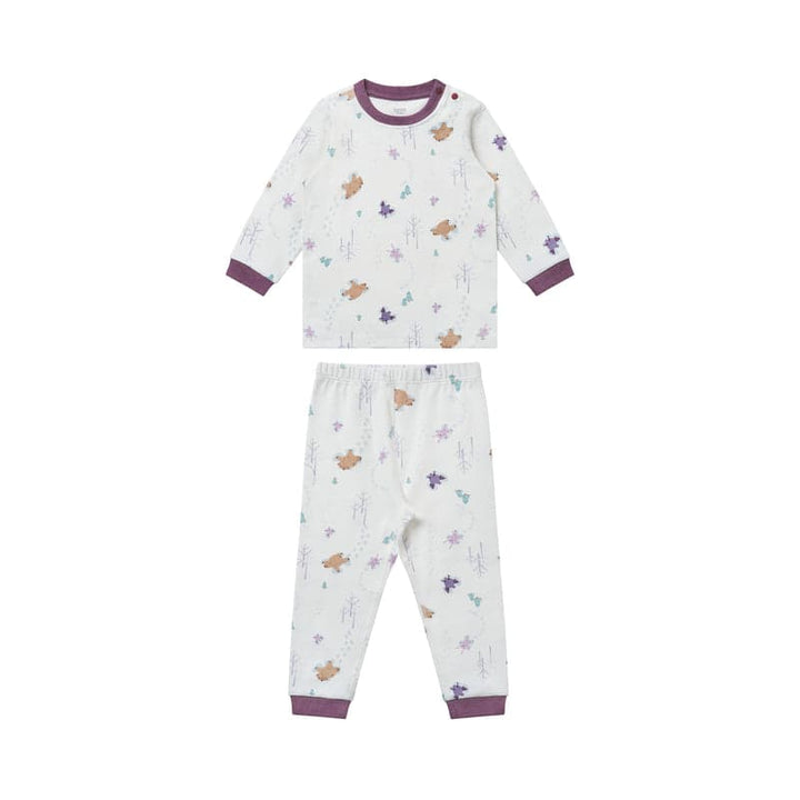 Nest Designs Organic Cotton Two-Piece PJ | Snow Angels