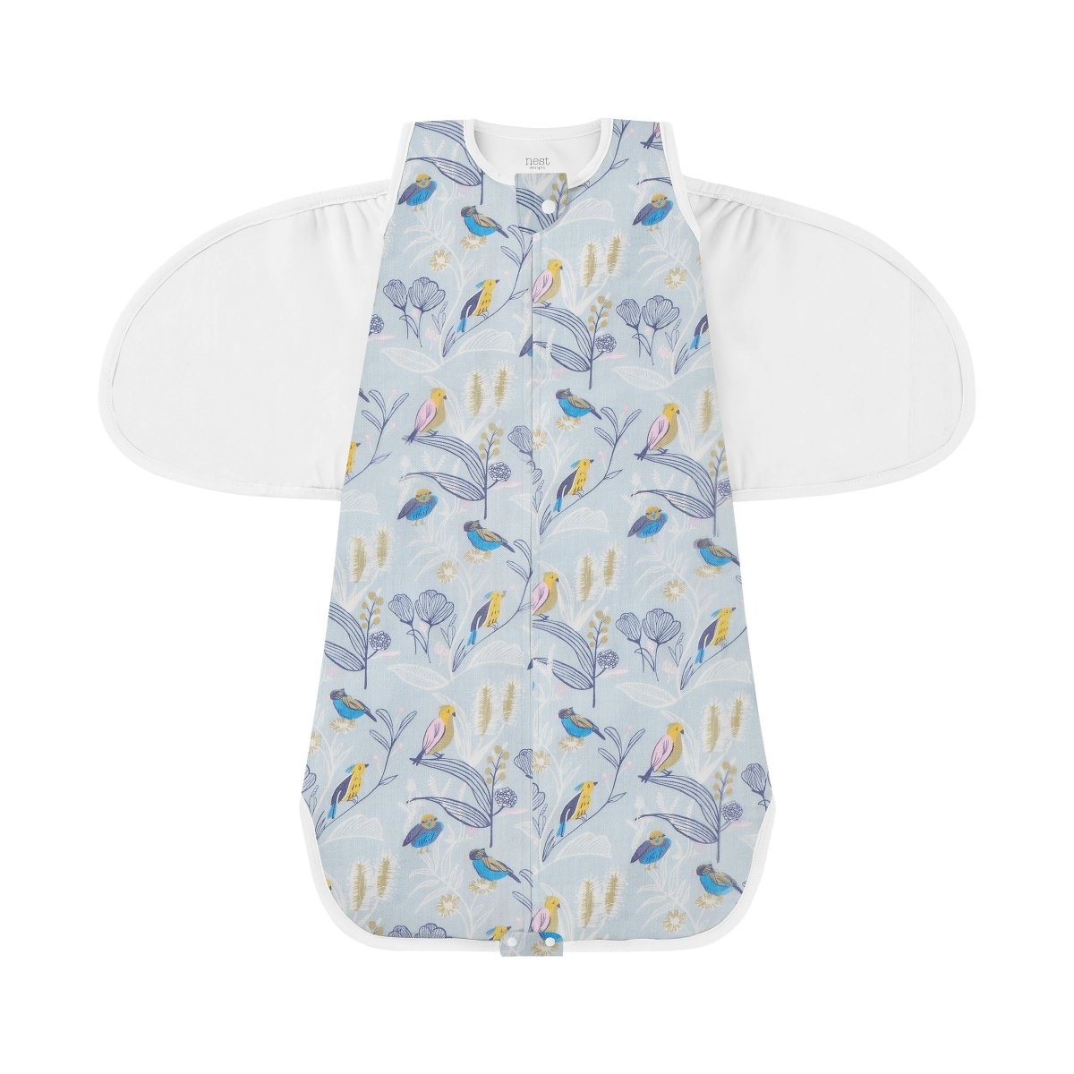Nest Designs 1.0 TOG Swaddle Sleep Bag (WITH WINGS 1.5 TOG) – Alouette - Nest and Sprout-Nest Designs