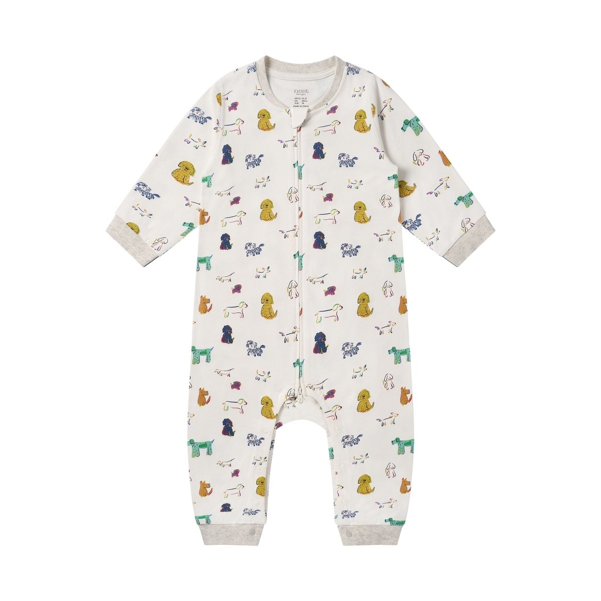 Nest Designs Long Sleeve Romper – Bingo - Nest and Sprout-Nest Designs
