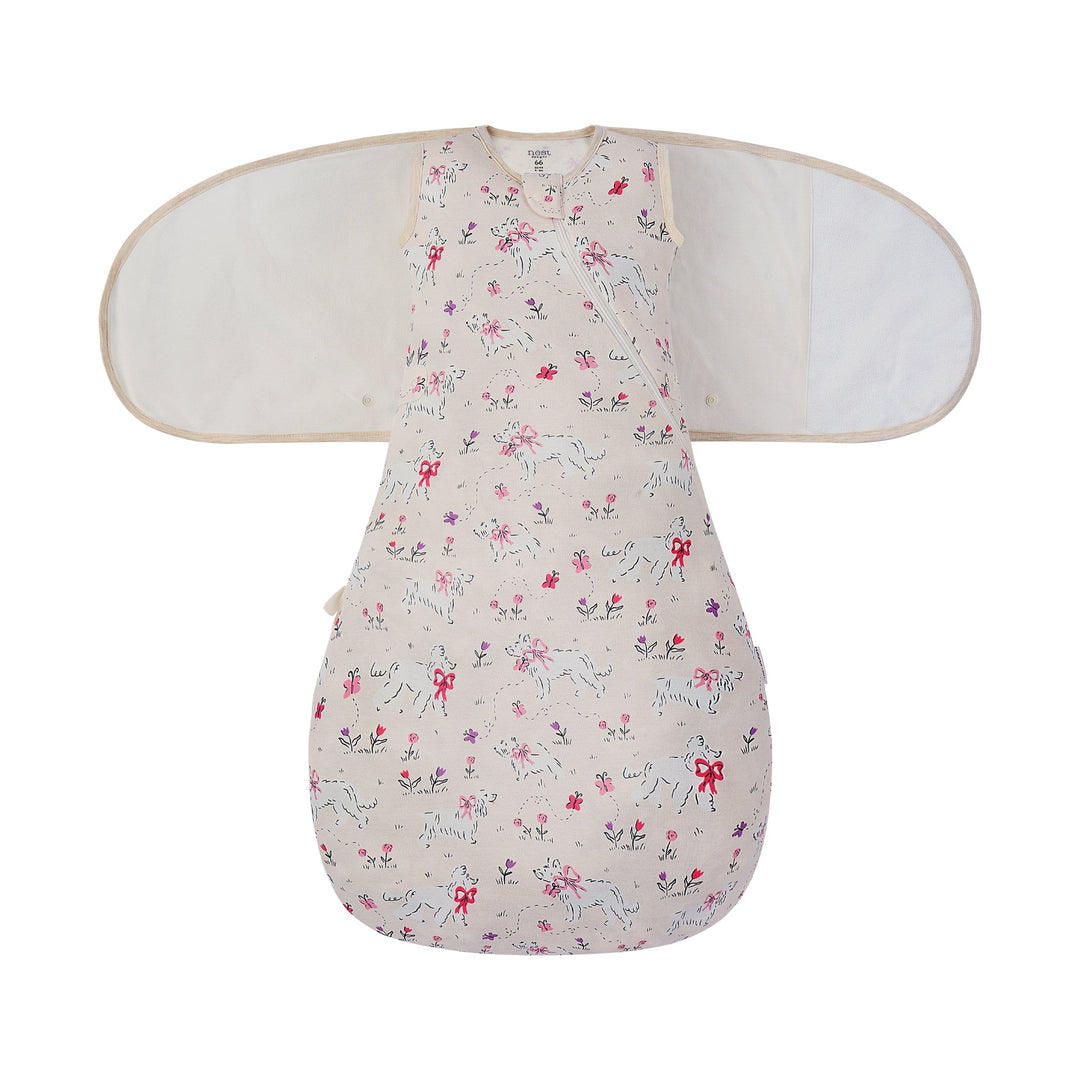 Nest Designs Startle Stop 0.5 TOG Sleep Bag | 0-6 Months in Doggie Meadow