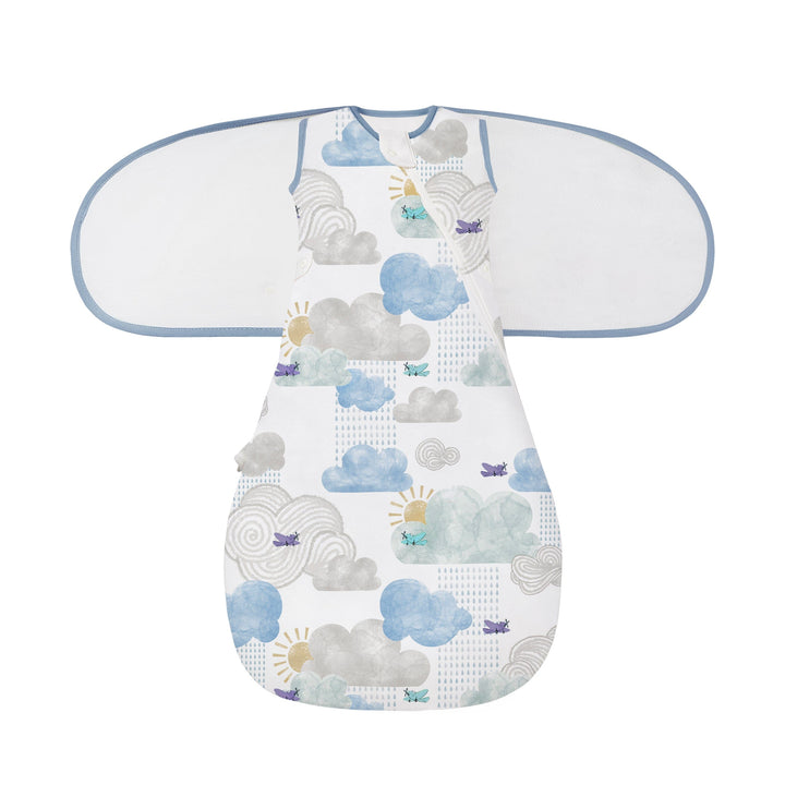 Nest Designs Startle Stop 0.5 TOG Sleep Bag | 0-6 Months in Fluffy Puffs