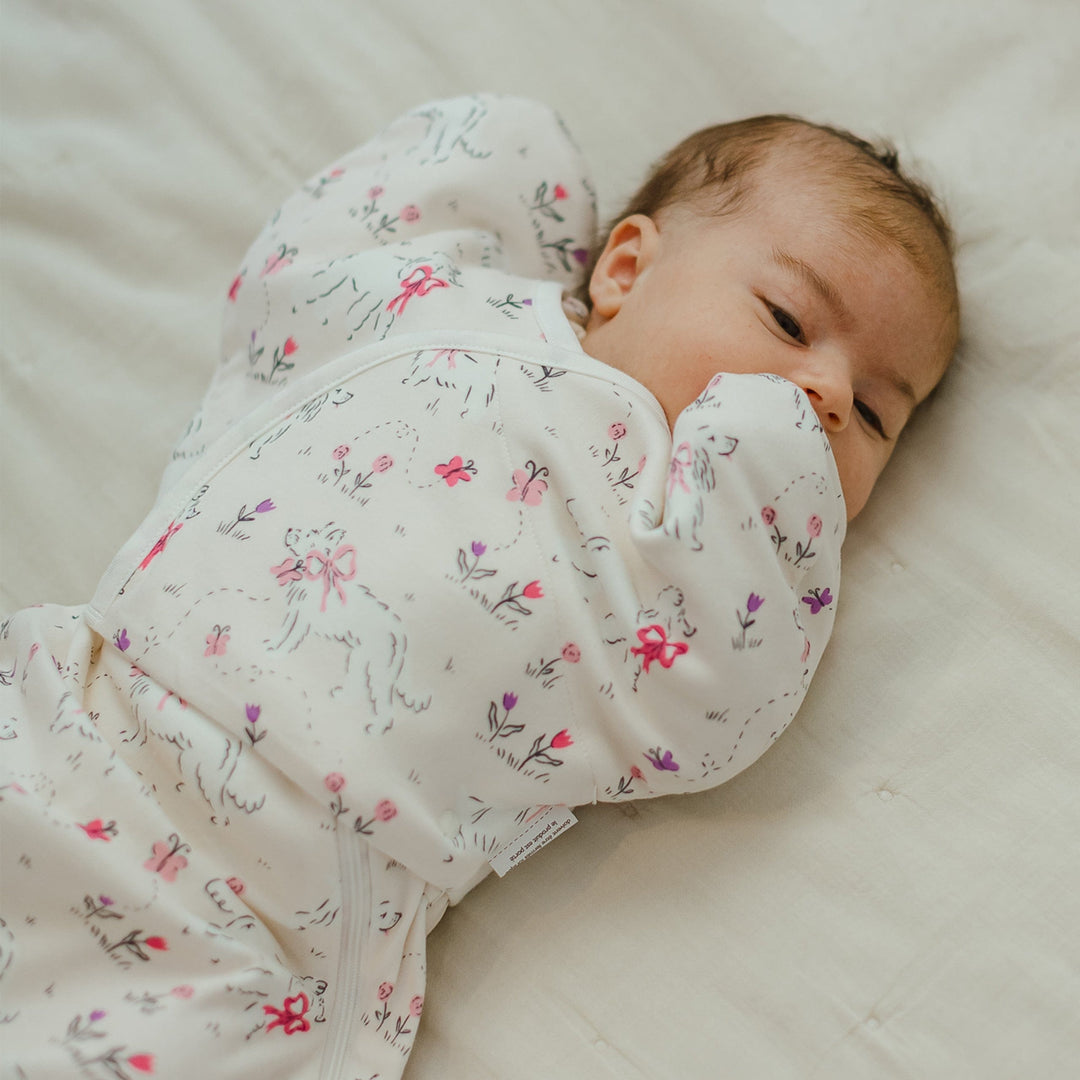 Nest Designs Startle Stop 0.5 TOG Sleep Bag | 0-6 Months in Doggie Meadow