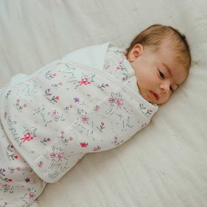 Nest Designs Startle Stop 0.5 TOG Sleep Bag | 0-6 Months in Doggie Meadow