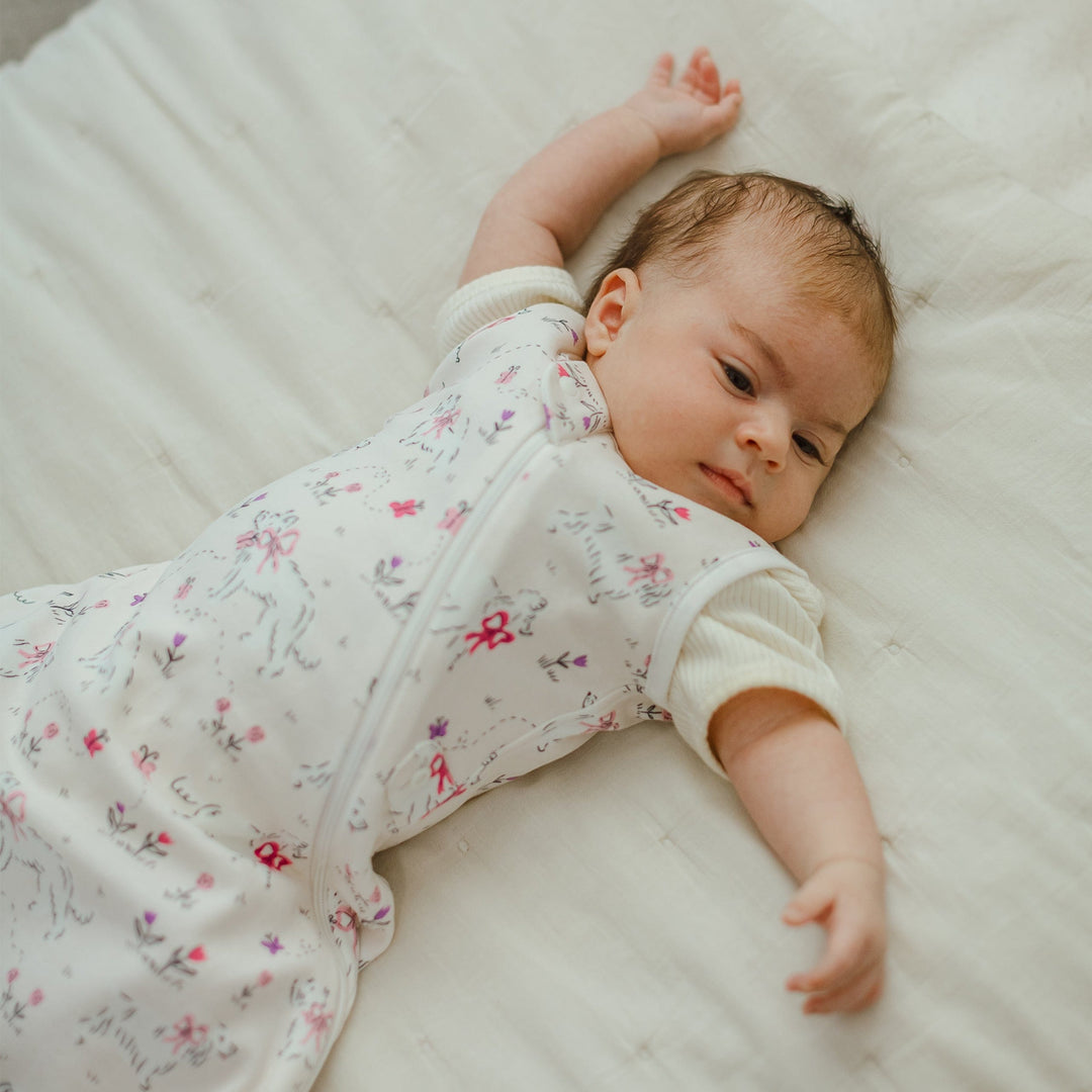 Nest Designs Startle Stop 0.5 TOG Sleep Bag | 0-6 Months in Doggie Meadow