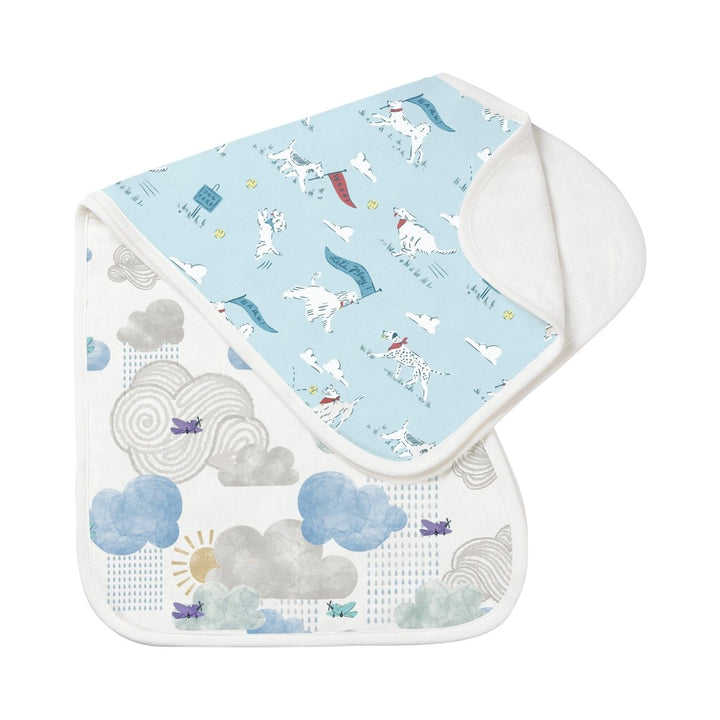 Nest Designs Burp 'n Bib 2 - Pack – Summer Days - Nest and Sprout - Nest Designs