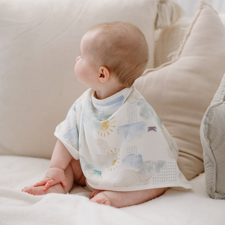 Nest Designs Burp 'n Bib 2 - Pack – Summer Days - Nest and Sprout - Nest Designs